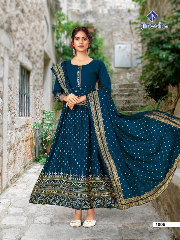 Jinesh Nx Jannat Designer Anarkali Kurti Collection